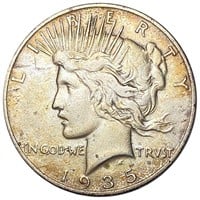 1935-S Silver Peace Dollar NICELY CIRCULATED