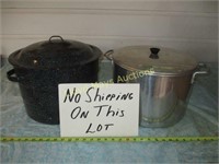 2pc Canning Pots / Stock Pots - Canning Supplies