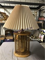 Glass-front table lamp, needs new shade