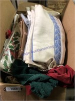 Tablecloths, towels, other linens