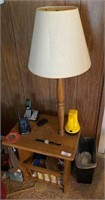 Table Lamp and Miscellaneous Items