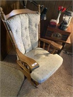 Mother’s Gliding Rocker with Footstool