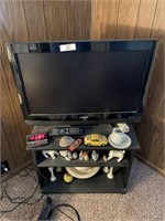 Sanyo 25”TV, Stand, and Miscellaneous
