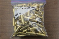 (100) 6.5 Creedmoor cartridges