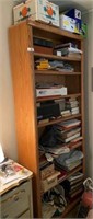 Tall Book Shelf and Miscellaneous Items