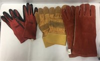 Lot of Shop Work Gloves