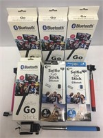 Lot of Selfie Go Sticks - Most New in the Package