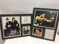 Unframed Blues Brothers and Muhammad Ali