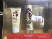 Ed Hardy Love & Luck Woman Body Lotion Perfume Set