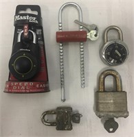 Lot of New and Used Locks