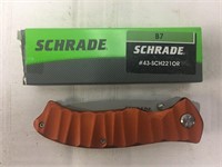 Schrade Knife New in Box - SCH221OR