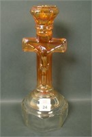 Imperial Marigold Crucifix Single Candlestick