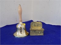 Scarborough Board of Ed Brass bell + Matchbox