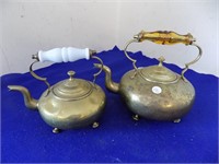 Couple Brass Tea Pots