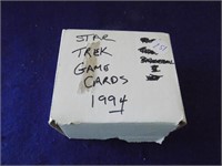 Star Trek Game Cards 1994