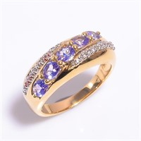 $180 Silver Tanzanite(1.6ct) Ring