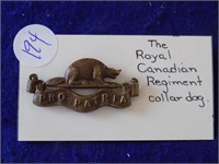 The Roayal Canadian Regiment Collar Dog