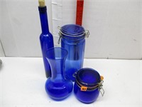 Blue Glass Assortment