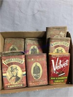 Old tobacco tins