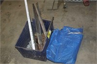 Trapping stakes, chain and tarp