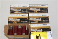 Six boxes of Kent 12ga 5 shot shells