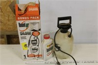 Round Up sprayer and partial bottle