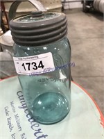 BLUE CANNING JAR