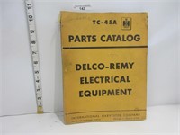 CATALOG: DELCO-REMY ELECTRICAL EQUIPMENT PARTS