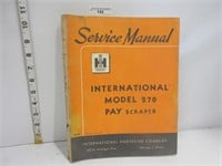 MANUAL: INTERNATIONAL MODEL 270 PAY SCRAPER