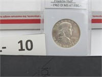 1963 D Franklin Half Dollar