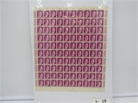 Sheet of Hitler Stamps 40
