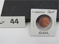 Lincoln Cent Off Center Error