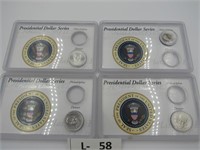 Lot of 4 - Presidential Dollar Series