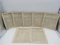 Lot of 7 - American Railroad Journal 1867's