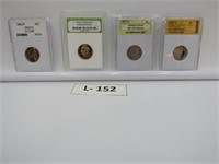 Lot of 4 - Jefferson Proof Nickels
