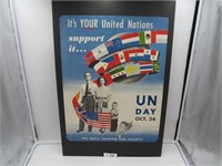 UN Day Poster - Family 1950's