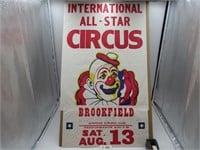 Vintage International All Star Circus Poster