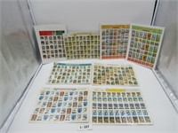 Lot of 8 Full Sheets Wildlife Stamps
