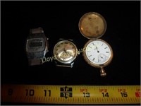 3px - Antique Elgin Pocket Watch & Vintage Watches