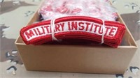 400 Each Military Institute Tab Full Color