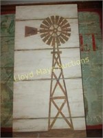 Windmill Giclee Art Print On Canvas