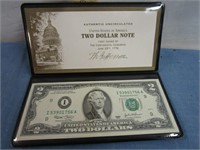 2003 UNC $2 Note