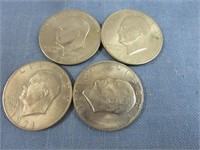 4  Eisenhower Dollars