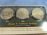 Susan B Anthony Dollars UNC