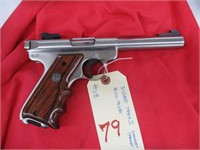 RUGER MARK II STAINLESS 22 CAL AUTO PISTOL