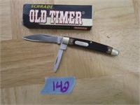 SCHRADE "OLD TIMER" DESIGN TWO-BLADE POCKET KNIFE