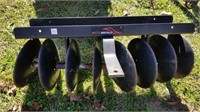 Brinly Hardy Disc Harrow, 8 each 11" blades