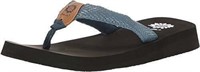 Yellow Box Ferrin Denim 7 M flip flops sandals