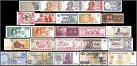 25 Banknotes Different Foreign,Currency, History R