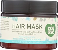 Eco Love, Mask Intensive Care Straightened Hair, 1